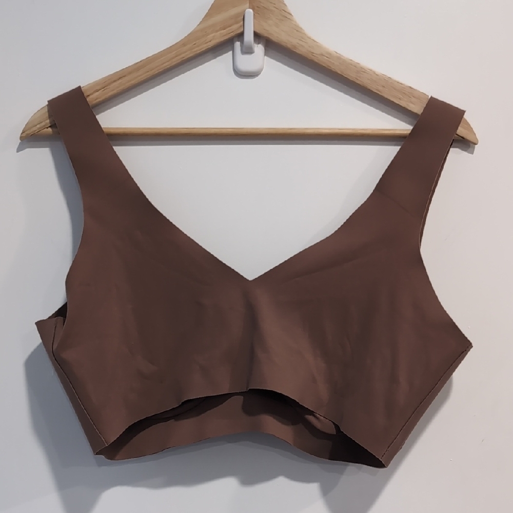 Honeylove V-Neck Bra XL Copper Brown Comfort Shaping LWBR0101 - Picture 5 of 5